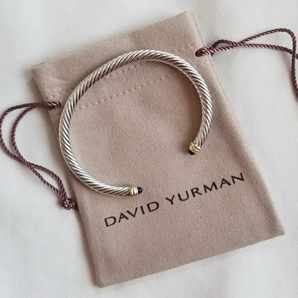EASTER SALE 🐣 David Yurman 5mm Onyx 14k Bracelet
